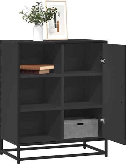 Skjenk svart 62x35x76 cm konstruert tre 8721102840531