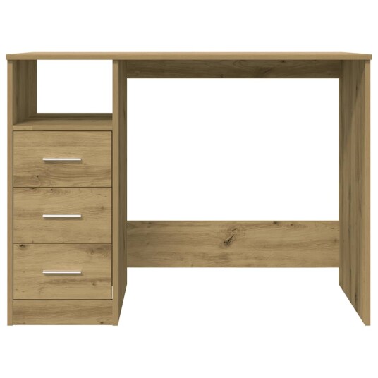 Skrivebord artisan eik 102x76x50 cm konstruert tre
