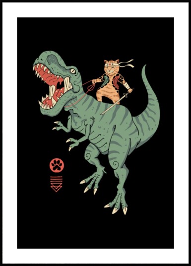 Catana T Rex Plakat / 70x100 Catana T Rex Plakat / 70x100