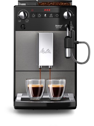 Melitta Avanza Series 600 Helautomatisk Espressomaskin i Rustfritt Stål Melitta Avanza Series 600 Helautomatisk Espressomaskin i Rustfritt Stål