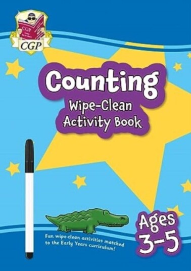 New Counting WipeClean Activity Book for Ages 35 (with pen)