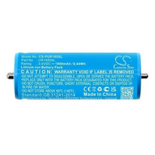 Braun Batteri (1900 mAh 3.6 V, Blå) passende til Braun Dual Epilator