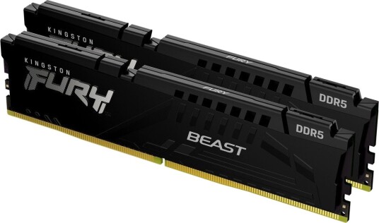 Kingston Fury Beast 64GB 2x32GB DDR5 6400MT/s CL32 Svart