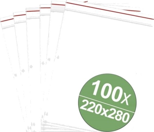 Trykkpose Uten Tekstetiketter B X H 220 Mm X 280 Mm Transparent Polyetylen 100 Stk Trykkpose Uten Tekstetiketter B X H 220 Mm X 280 Mm Transparent Polyetylen 100 Stk