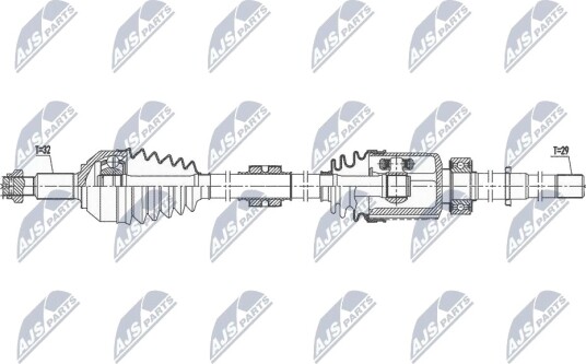Nty Drivaksel NTY NPW NS 122