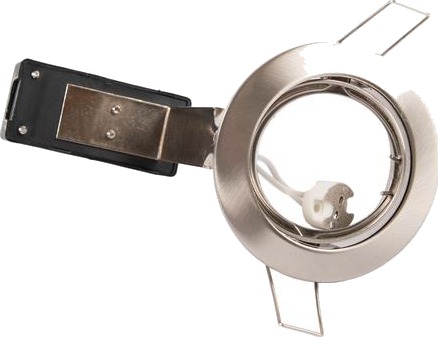 Zamax Downlight 35W 12V Ø74 Mm Børstet Aluminium Fatning G5,3 Kipbar. Standard Zamax Downlight 35W 12V Ø74 Mm Børstet Aluminium Fatning G5,3 Kipbar. Standard