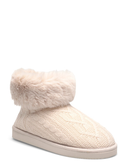 Hunkemöller Saar Cable Knit Boot Cream 40 41 Hunkemöller Saar Cable Knit Boot Cream 40 41