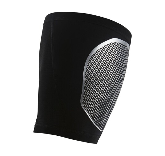 Nike Hyp Str Thigh Sleeve 2.0 Black/Silver/White L Treningstilbehør