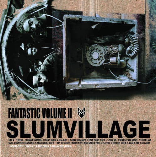 Slum Village Fantastic Vol. 2 LP/Vinyl Slum Village Fantastic Vol. 2 LP/Vinyl