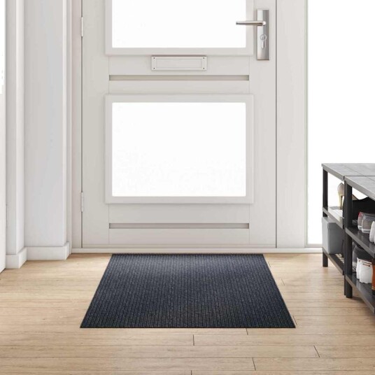  Teppeløper Antrasitt 80 x 200 cm stoff