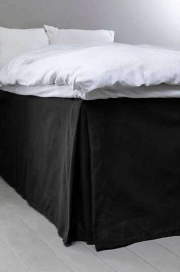 Jotex COLOUR sengekappe 60 cm - økologisk Svart 1681501-01-0 1573677-02-23