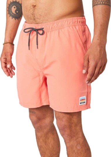 Rip Curl Men's Yo Mama Volley S , Peach Rip Curl Men's Yo Mama Volley S , Peach