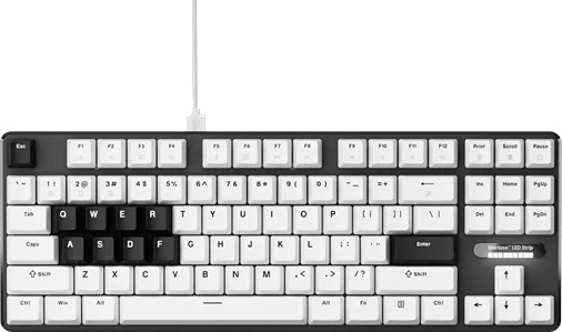 Pulsar PCMK 3 HE TKL Gamingtastatur US hvit PCMK3HE802 Pulsar PCMK 3 HE TKL Gamingtastatur US hvit PCMK3HE802