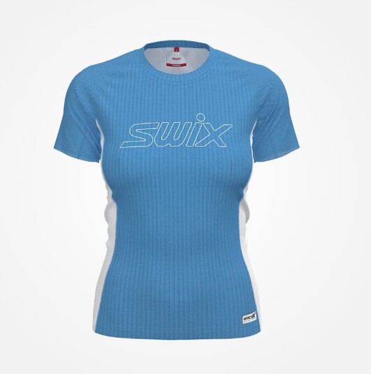 Swix RaceX Light Short Sleeve Dame Cloud Blue/Bright White L