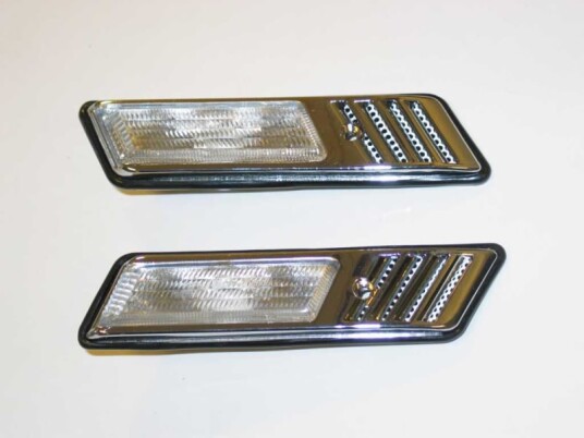 Camco Sideblinklyssett E36 chrome klarglass WE YL0206 C