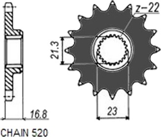 SUNSTAR 370-16 Kjededrev SUNSTAR 370-16 Kjededrev