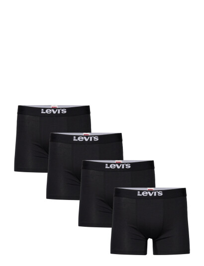 Levi"s® Levis Men Solid Basic Boxer Brief Org Co 4P Ecom Black M