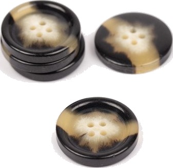Drops Garnstudio Knapp imitert horn (mokka) 25mm 714- 50 stk Drops Garnstudio Knapp imitert horn (mokka) 25mm 714- 50 stk