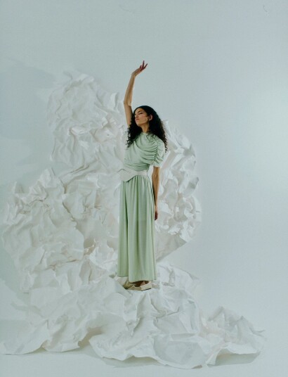 Copenhagen Muse Cmmejse Dress   Green   XS