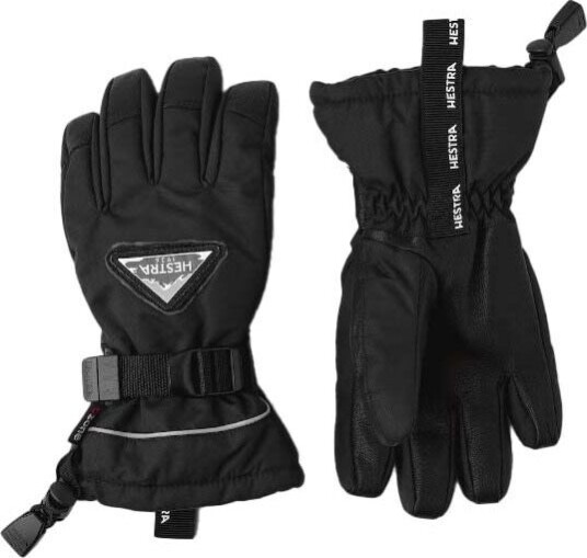 Hestra Kids' Skare CZone 5 Finger Black 6-7 år, Svart Hestra Kids' Skare CZone 5 Finger Black 6-7 år, Svart