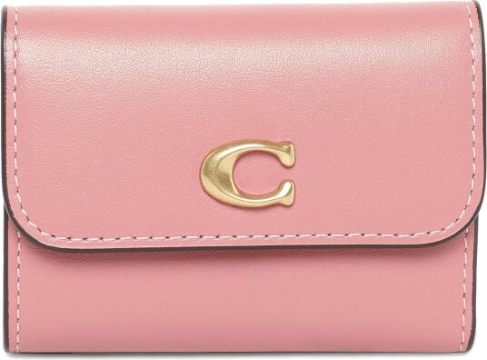 Coach Essential Card Holder Wallet Pink ONE SIZE Coach Essential Card Holder Wallet Pink ONE SIZE