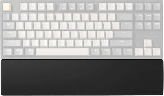 Keychron Silikon Palm Rest Til K8/k8 Pro/c1/c1 Pro - Svart Håndleddsstøtte