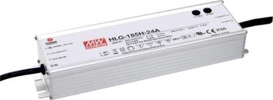 Mean Well Hlg 185H 12 185 W Ip67 90 305 V 13 A 12 V 68 Mm Mean Well Hlg 185H 12 185 W Ip67 90 305 V 13 A 12 V 68 Mm