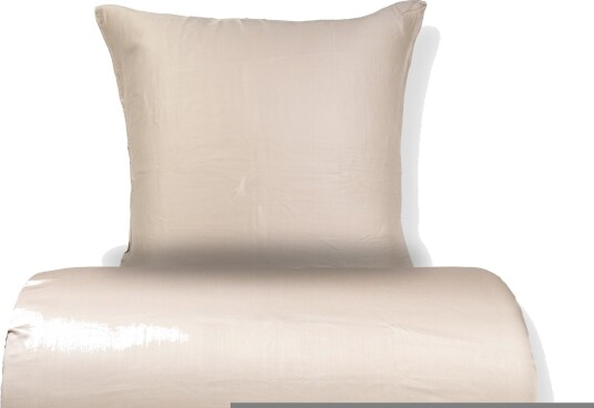 Nature By Borg Bambus sengetøy 200x220 cm - Beige - Sateng - Dobbeltsengetøy - 100% Bambus - Nature By Borg