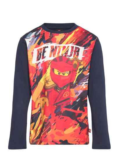 LEGO kidswear Lwtaffy 702 T Shirt L/S Navy 104 LEGO kidswear Lwtaffy 702 T Shirt L/S Navy 104