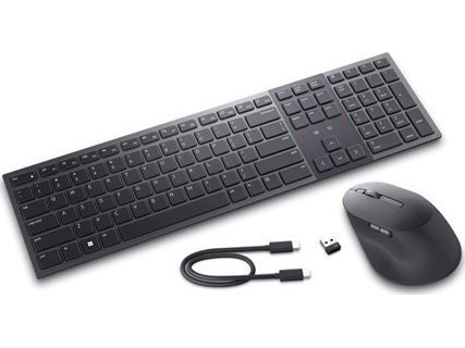 Dell Premier Km900 - Tastatur- Og Mussett - Bakbelysning - Trådløs