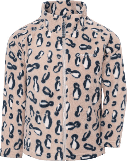 Didriksons Kids" Monte Printed Full Zip Penguino Beige 130 Didriksons Kids" Monte Printed Full Zip Penguino Beige 130