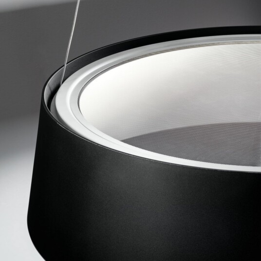 Pendellampe Stilnovo Oxygen dimmbar Svart Stue Plast Design 20 Svart