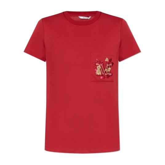 Max Mara Dame Topper Rød L
