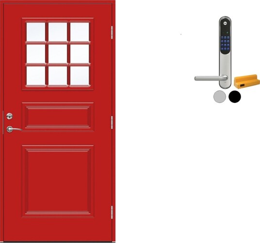 Ytterdør Swedoor Advance-Line Classic Ives med Yale Entrus