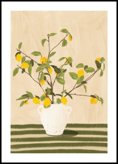 Lemon Tree Still Life Plakat / 100x150