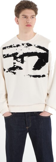 Sweatshirt Diesel S Boxt N5 Sweatshirt White XL