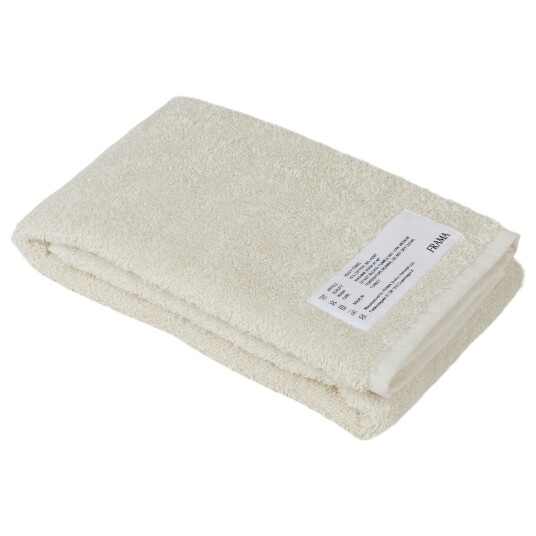 Frama Heavy Towel Håndkle 50x80 Cm Benhvit Håndklær & Badelaken Hamp Bone White 15023