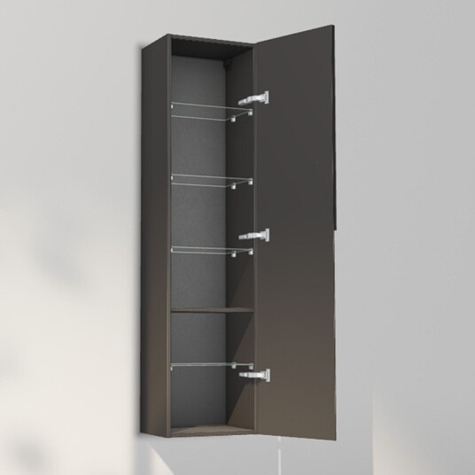 INR Iconic Nordic Rooms Grip 40/30 Høyskap Carbon Grey / 40cm Høyre Hengslet INR Iconic Nordic Rooms Grip 40/30 Høyskap Carbon Grey / 40cm Høyre Hengslet