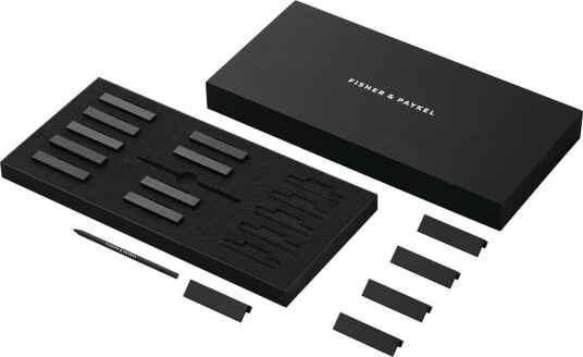 Fisher & Paykel Vinetikettsett Svart