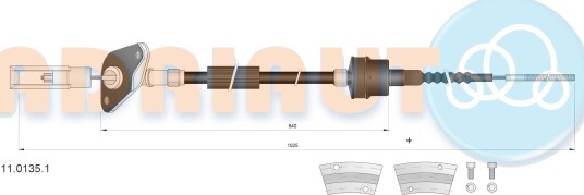 Clutchkabel ADRIAUTO 11.0135.1