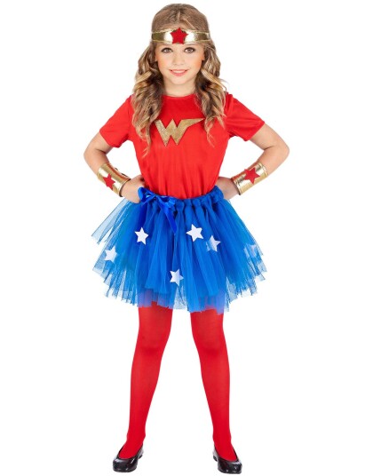 Wonder Woman Inspirert Kostyme til Barn Strl 3 4 ÅR
