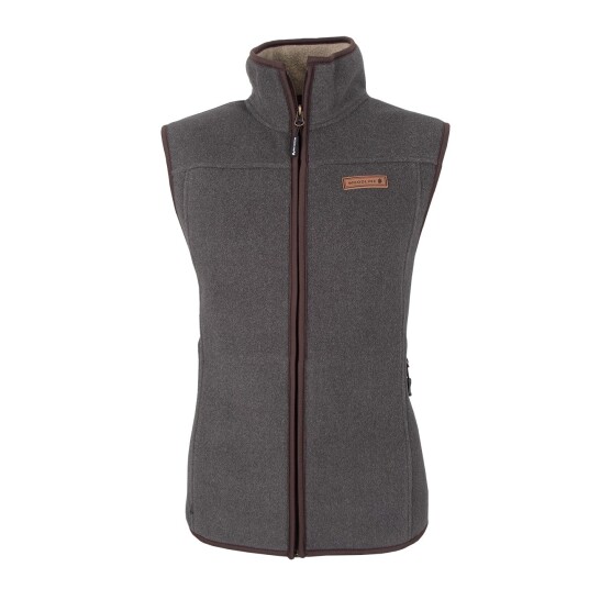 Woodline Fleecevest Bolmen Grå Dame 40 Woodline Fleecevest Bolmen Grå Dame 40