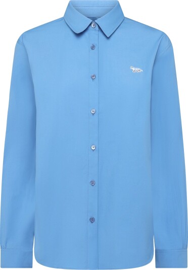 Maison Kitsune Baby Fox Classic Shirt Blue 38