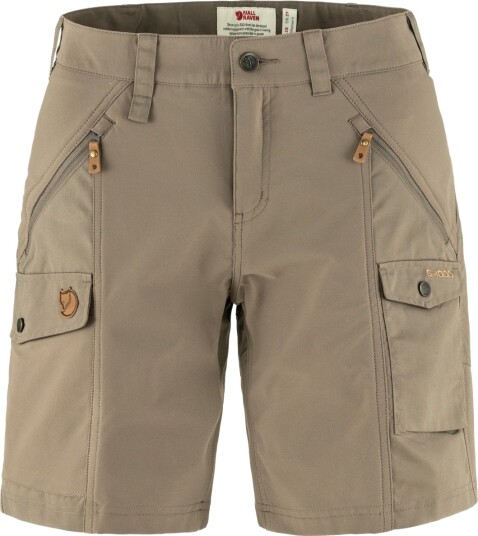 Fjellreven Women's Nikka Shorts Curved Suede Brown 42 Fjellreven Women's Nikka Shorts Curved Suede Brown 42