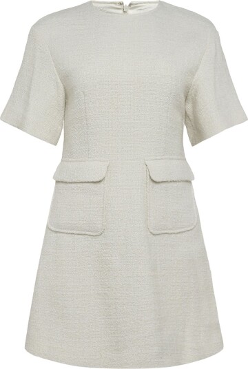 Malina Rayna Boucle Mini Dress   Cream   42
