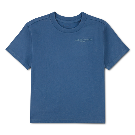 Abercrombie and Fitch Topp Sunfaded Knit Moonlight Blue 146 152 Abercrombie and Fitch Topp Sunfaded Knit Moonlight Blue 146 152