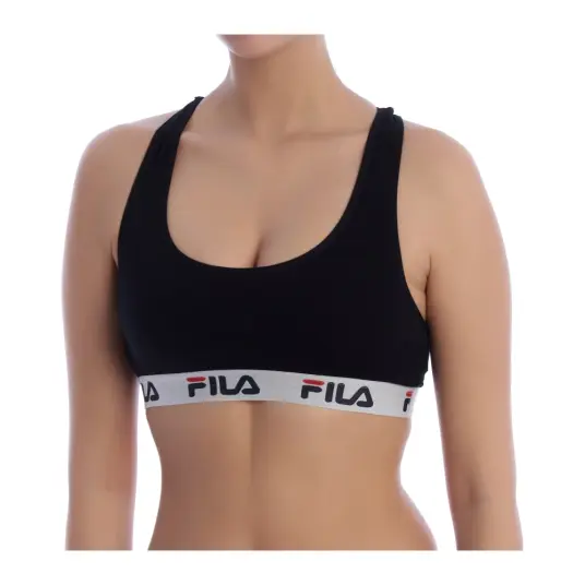 FILA BH Urban Women Sports Bra Svart bomull Large Dame