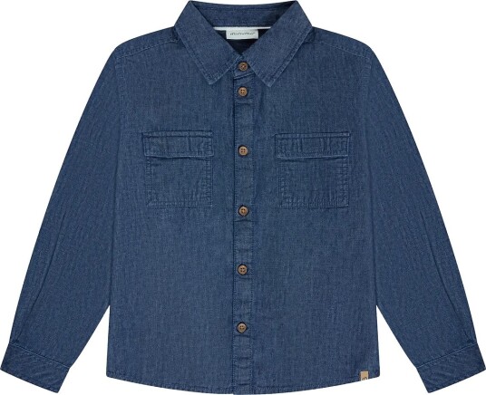 Minymo Shirt Ls Chambray PARISIAN NIGHT 140