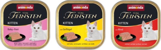 Animonda Vom Feinsten Våtfôr Kitten Megapack Mix I 96 X 100 G Animonda Vom Feinsten Våtfôr Kitten Megapack Mix I 96 X 100 G