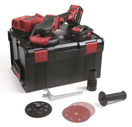 Flex Poleringsmaskin SE 125 18.0 EC Inkl. batteri og lader Flex Poleringsmaskin SE 125 18.0 EC Inkl. batteri og lader
